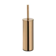   Bemeta Coral fali vagy álló WC-kefetartó 95x380x105 mm, fényes kávé arany 158313067