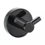 Bemeta Hematit fali duplafogas 55x55x50 mm, fényes fekete 159106032