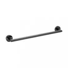   Bemeta Hematit fali törölközőtartó 505x55x65 mm, fényes fekete 159204022