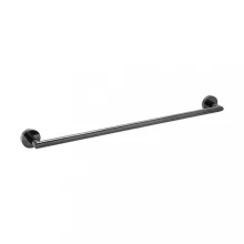   Bemeta Hematit fali törölközőtartó 655x55x65 mm, fényes fekete 159204042