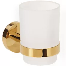   Bemeta Brilo fali fogkefetartó pohár 70x95x105 mm, arany 161110012