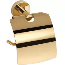   Bemeta Brilo fedeles fali WC-papírtartó 140x155x80 mm, arany 161112010