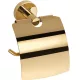 Bemeta Brilo fedeles fali WC-papírtartó 140x155x80 mm, arany 161112010
