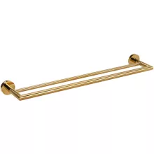   Bemeta Brilo fali törölközőtartó 655x55x120 mm, arany 161204052