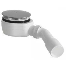   Sapho Bruckner zuhanytálca szifon 90 mm, rozsdamentes acél fedél 162.940.3
