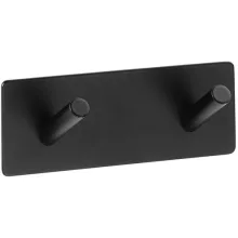 Bemeta Easy fali öntapadós duplafogas 115x38 mm, fekete.