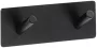 Bemeta Easy fali öntapadós duplafogas 115x38 mm, fekete.