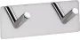 Bemeta Easy fali öntapadós duplafogas 115x38 mm, fényes ezüst.
