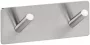 Bemeta Easy fali öntapadós duplafogas 115x38 mm, matt ezüst.