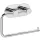 Bemeta Easy fali WC papír tartó 145x42 mm, fényes ezüst.