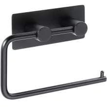 Bemeta Easy fali WC papír tartó 145x42 mm, fekete.