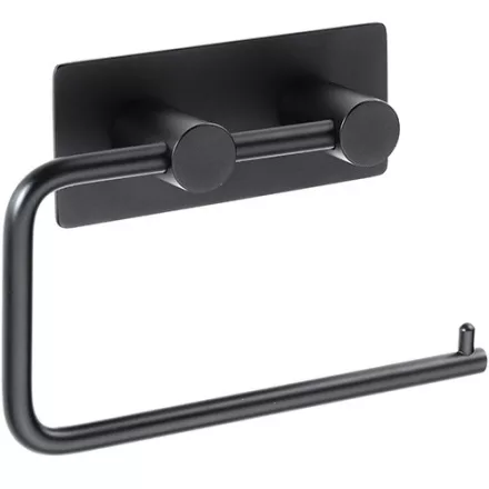 Bemeta Easy fali WC papír tartó 145x42 mm, fekete.
