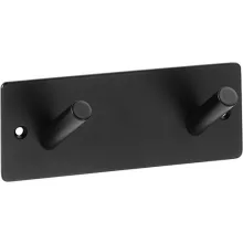 Bemeta Easy fali duplafogas 115x38 mm, fekete.