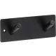 Bemeta Easy fali duplafogas 115x38 mm, fekete.
