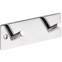 Bemeta Easy fali duplafogas 115x38 mm, fényes ezüst.