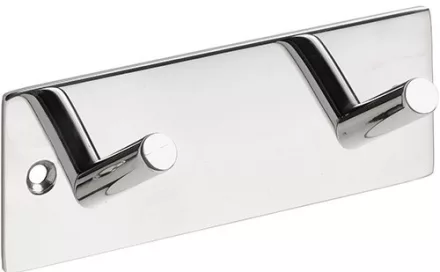 Bemeta Easy fali duplafogas 115x38 mm, fényes ezüst.