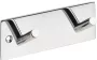 Bemeta Easy fali duplafogas 115x38 mm, fényes ezüst.