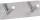 Bemeta Easy fali duplafogas 115x38 mm, matt ezüst.