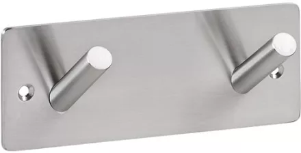 Bemeta Easy fali duplafogas 115x38 mm, matt ezüst.