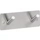 Bemeta Easy fali duplafogas 115x38 mm, matt ezüst.