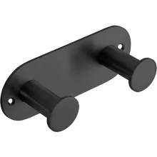 Bemeta Easy fali duplafogas 115x36 mm, fekete.