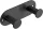 Bemeta Easy fali duplafogas 115x36 mm, fekete.
