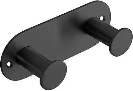 Bemeta Easy fali duplafogas 115x36 mm, fekete.