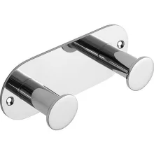 Bemeta Easy fali duplafogas 115x36 mm, fényes ezüst.