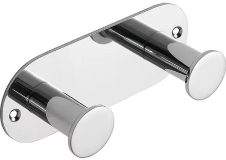 Bemeta Easy fali duplafogas 115x36 mm, fényes ezüst.