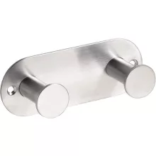 Bemeta Easy fali duplafogas 115x36 mm, matt ezüst.
