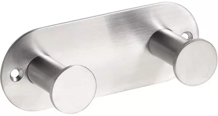 Bemeta Easy fali duplafogas 115x36 mm, matt ezüst.