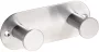 Bemeta Easy fali duplafogas 115x36 mm, matt ezüst.