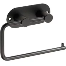 Bemeta Easy fali WC papír tartó 145x42 mm, fekete.