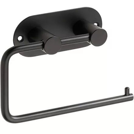 Bemeta Easy fali WC papír tartó 145x42 mm, fekete.