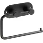 Bemeta Easy fali WC papír tartó 145x42 mm, fekete.