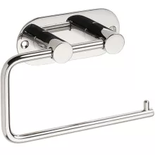 Bemeta Easy fali WC papír tartó 145x42 mm, fényes ezüst.