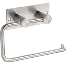Bemeta Easy fali WC papír tartó 145x42 mm, matt ezüst.