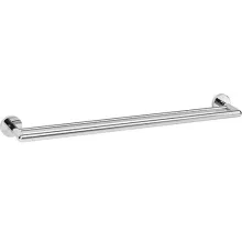 Bemeta Obla 2 ágú fali törölközőtartó 654x122 mm, króm.