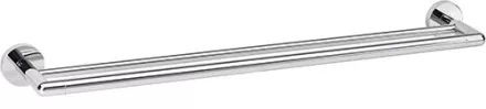 Bemeta Obla 2 ágú fali törölközőtartó 654x122 mm, króm.
