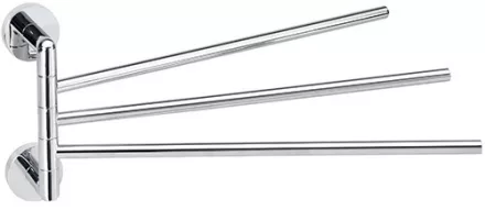 Bemeta Obla 3 ágú fali forgatható törölközőtartó 445x193 mm, króm.