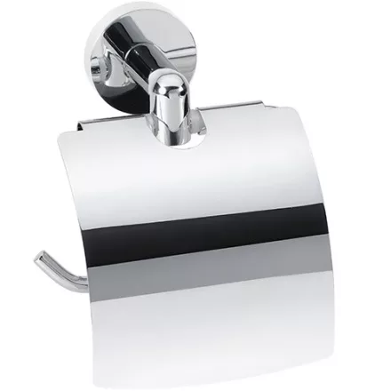 Bemeta Obla fali WC papír tartó fedéllel 136x123 mm, króm.