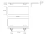 Bemeta Organic Black fali fém piperepolc 300x22x110 mm, fekete.