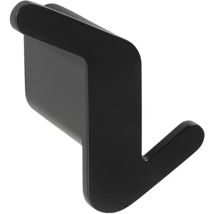 Bemeta Organic fali fogas 2 ággal 68x78x39 mm, balos, fekete.