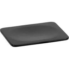 Bemeta Organic Black fali szappantartó 120x25x85 mm, fekete.