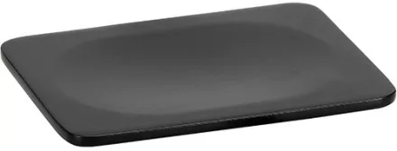 Bemeta Organic Black fali szappantartó 120x25x85 mm, fekete.