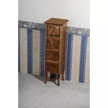   Sapho Retro négy fiókos állószekrény 35x119x33 cm, bükk 1673