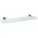 Bemeta Circum fali üvegpolc 520x136 mm, króm.