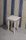 Sapho Retro fa fürdőszobai szék 33x45x33 cm, antik fehér 1683