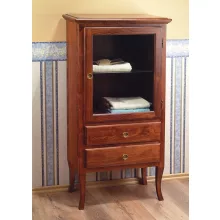   Sapho Retro alsószekrény üvegajtóval, két fiókkal 60x120x38 cm, jobbos / bükk 1699