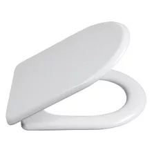   Sapho Lena WC-ülőke Soft Close, Inox pánttal, fehér 1703-113